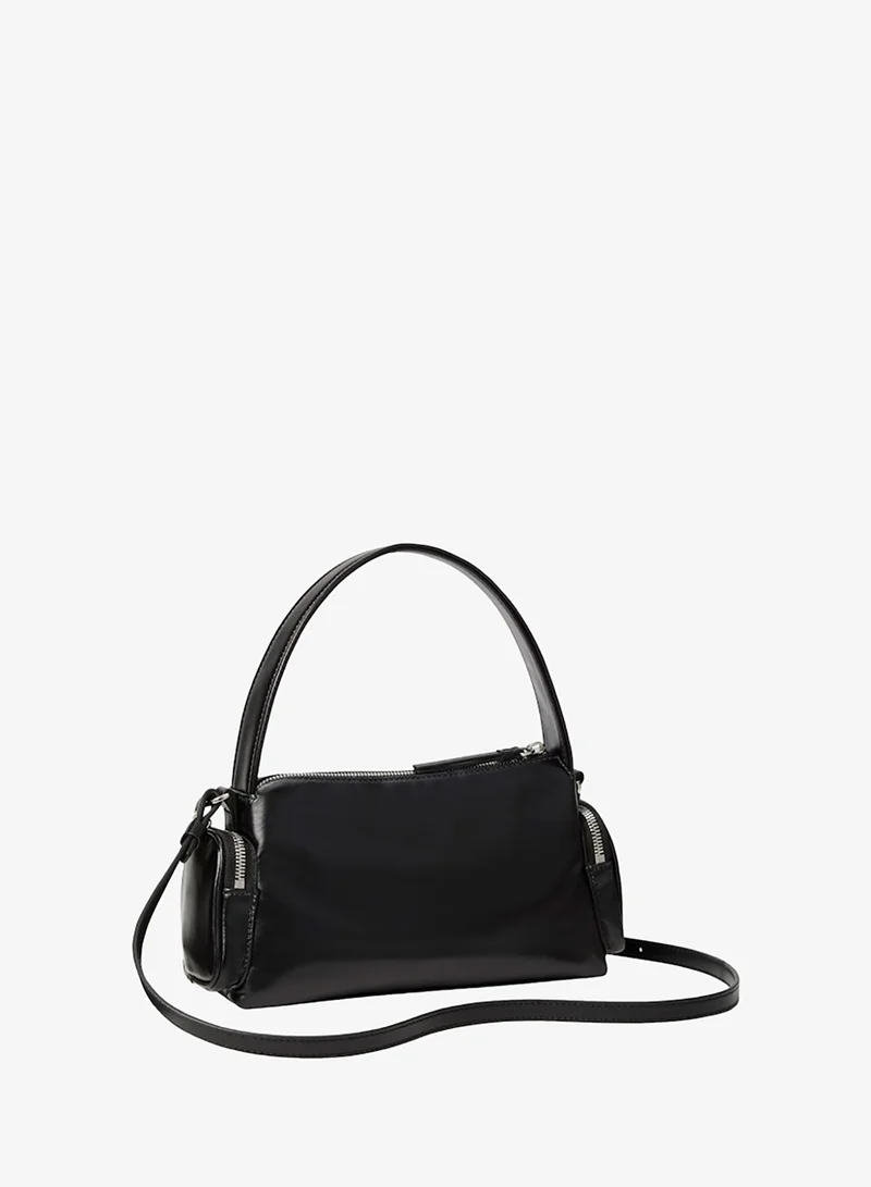 CALVIN KLEIN Pocket Nylon Flap  Bag